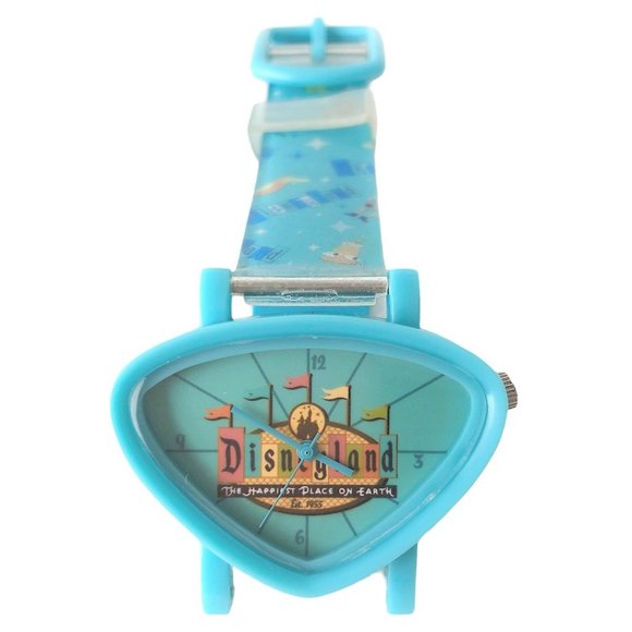 Disneyland 50th Anniversary Retro SHAG Style Watch | NIB Disneyland 50th Anniversary Watch In SHAG Blue Time Works  main image 3